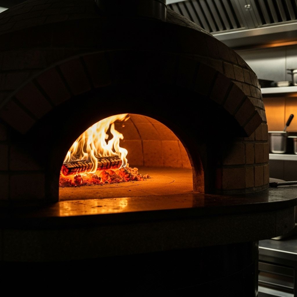 Wood-fired pizza oven